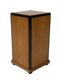 1930s Art Deco Modernist Pedestal in Oak with Black Lacquer